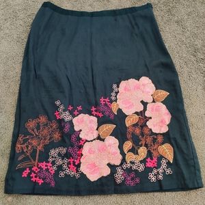 Adorable embroidered Monsoon skirt